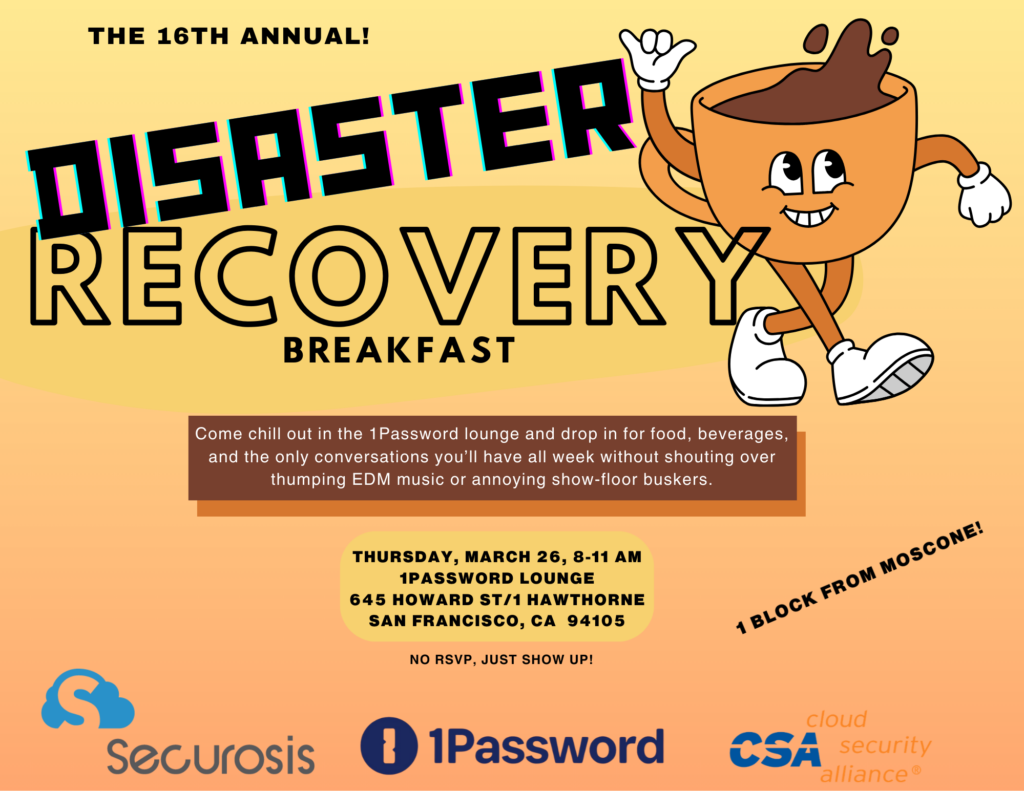 Disaster Recovery Breakfast
